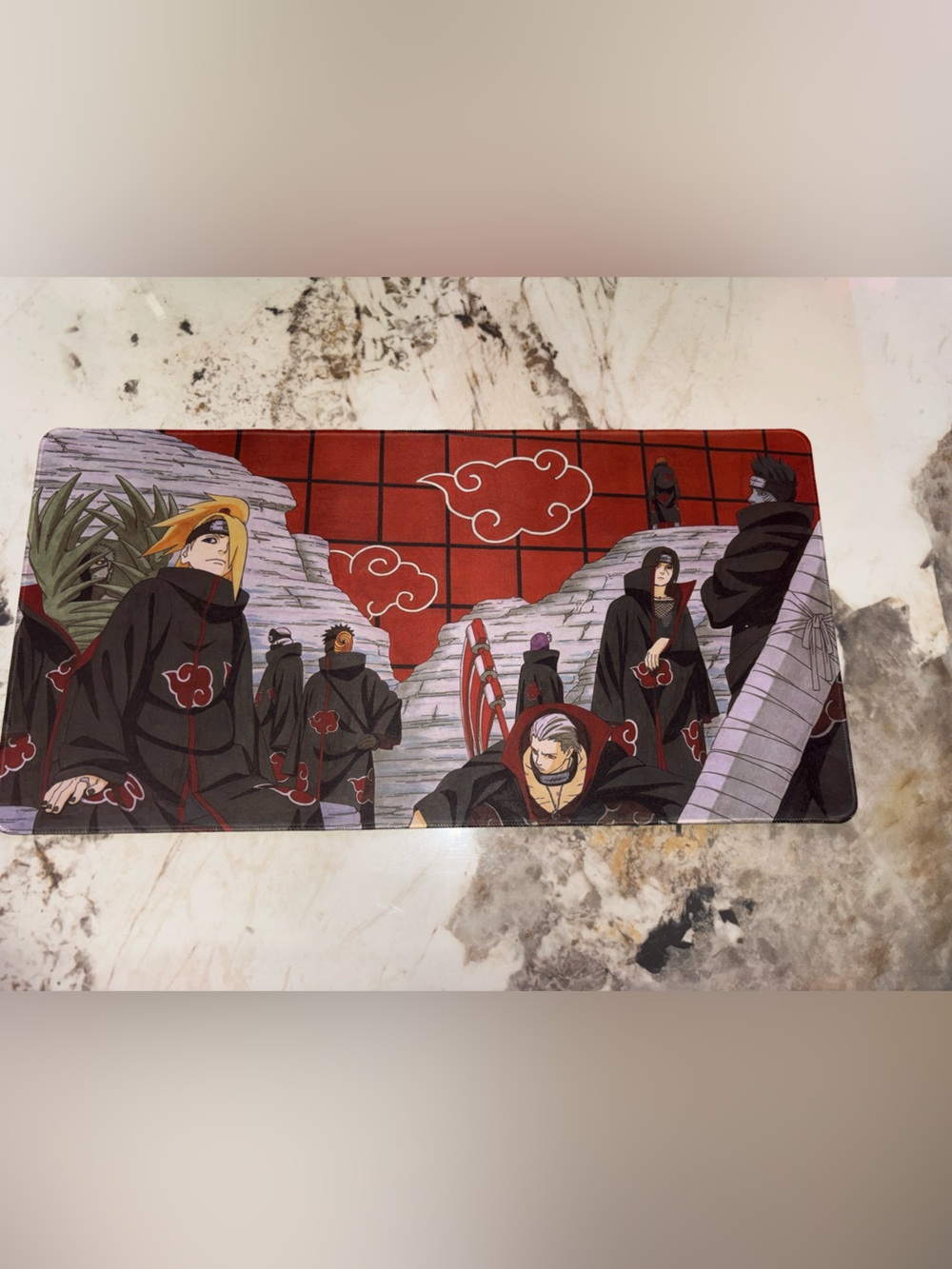 Target Naruto Akatsuki Playmat - Black & Red